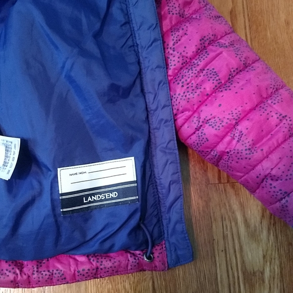 Lands' End Kids Down Alternative Jacket, S(4) - Picture 4 of 8